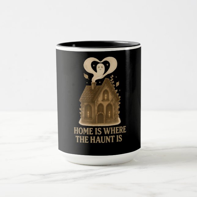Caneca Lar É Onde A Casa Assombrada Está Casa Assombrada  (Centro)