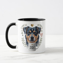 Caneca Lar É Onde Meu Cachorro Está - Rottweiler Love Mug