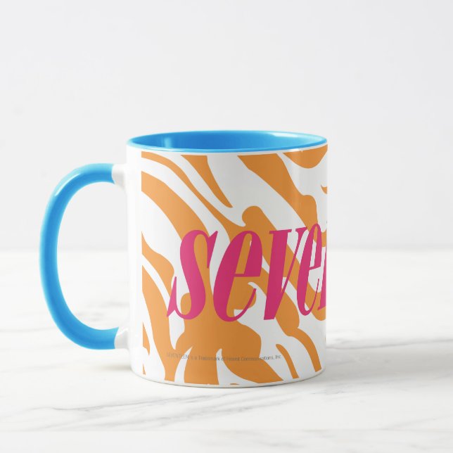 Caneca Laranja da zebra (Esquerda)