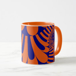 Caneca Laranja e Blue Loop