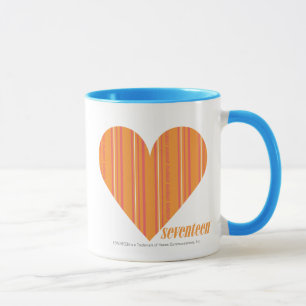 Caneca Laranja fina 3 das listras