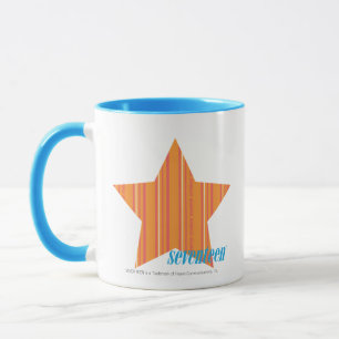 Caneca Laranja fina 4 das listras
