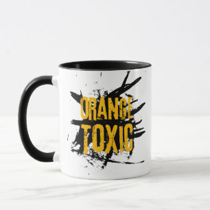 Caneca Laranja Tóxico Resistência Política Trump