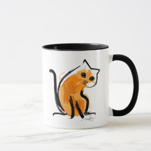 Caneca Laranja você um gato