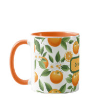 Laranjas e Folhas Personalizáveis