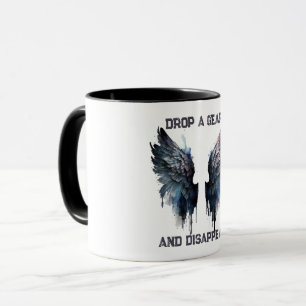 Caneca Largue uma engrenagem e desapareça, moto