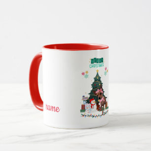 Caneca Las Vegas Feliz Natal Chihuahua Mug