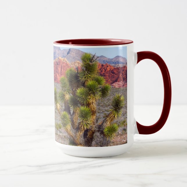 Caneca Las Vegas: Garganta vermelha da rocha, Nevada (Direita)