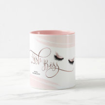 Lash Boss Makeup Eyebrow Olhos Lashes Rosa Dourado