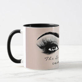 Caneca Lash Extension Eye Makeup Artist Studio Rosa