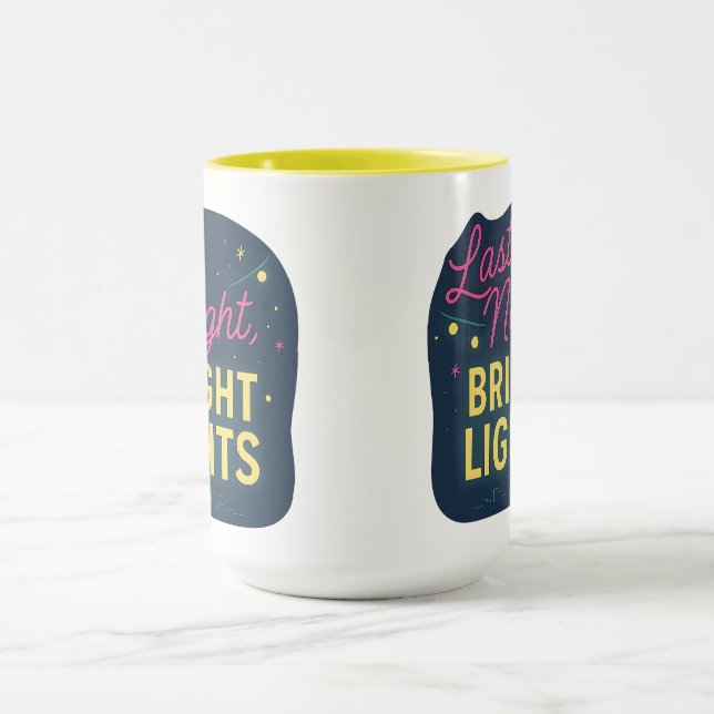 Caneca Last Night, Bright Lights | Halloween Gifts (Centro)