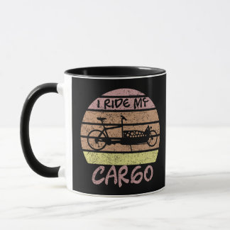 Caneca Lastenrad im Sonnenuntergang, Retro, Cargobike Tas