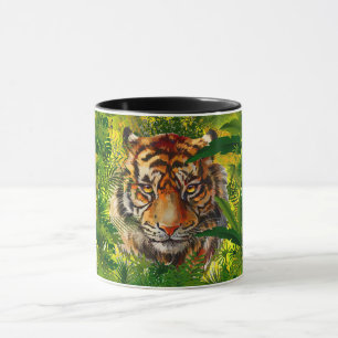 Caneca Lata de café da selva realista