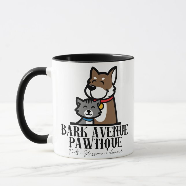 Caneca LATIDO AVENUE PAWTIQUE - logotipo 3 (Esquerda)