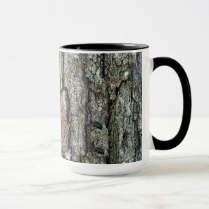 Caneca Latido de pinheiro velho da natureza com nome