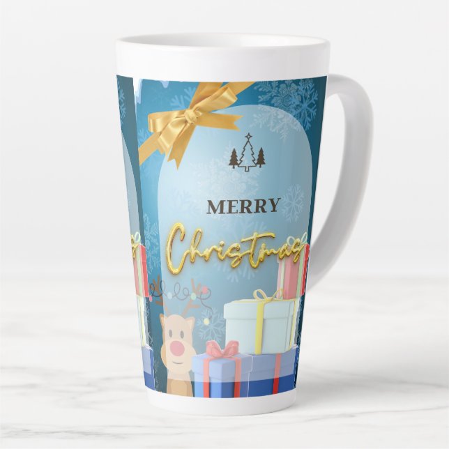 caneca latina estilo chrismast (Ângulo direito)