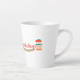 caneca latte de logotipo pequeno - 12 oz