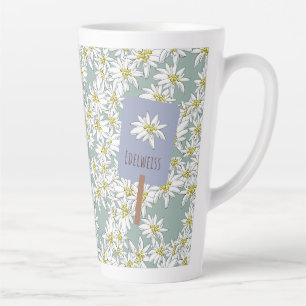 Caneca Latte Ilustrada Pela Mão Edelweiss