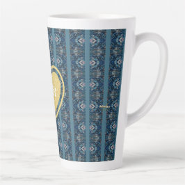 Caneca Latte Tirada de Azul pela Poeta Adiela Akoo