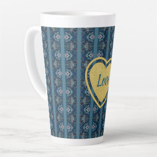 Caneca Latte Tirada de Azul pela Poeta Adiela Akoo