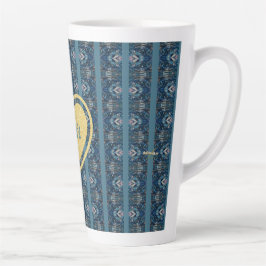 Caneca Latte Tirada de Azul pela Poeta Adiela Akoo