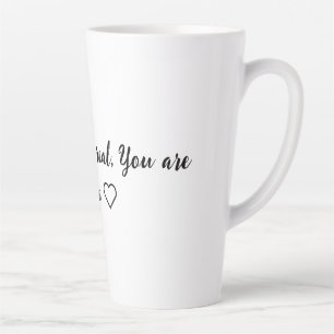 Caneca lattee de café