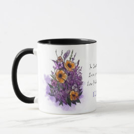 Caneca Lavanda Romântica personalizada para ela