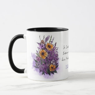 Caneca Lavanda Romântica personalizada para ela