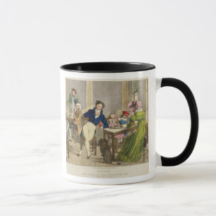 Caneca Le Café, bar. por Rodwell e por Martin, 1820 (cor