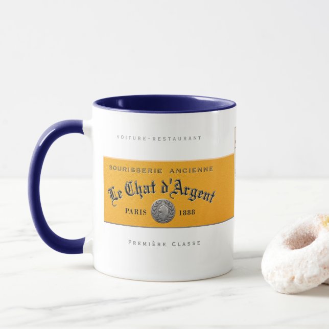 Caneca Le Chat d'Argent Express Primeira Classe  (Com Donut)