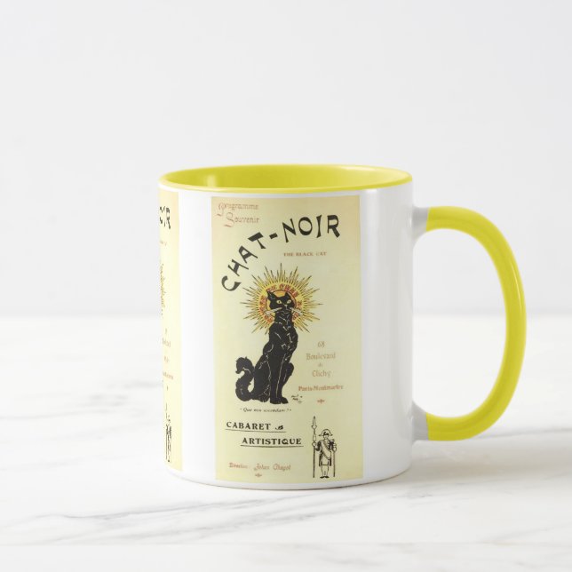 Caneca Le Chat Noir O Gato Negro (Direita)
