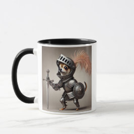 Caneca Le chevalier chihuahua, protecteur du royaume.