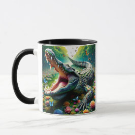 Caneca Le crocodile, un prédateur redoutable.
