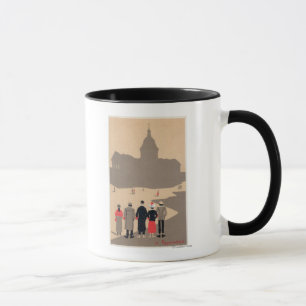 Caneca Le Pantheon Art Deco SceneParis, França