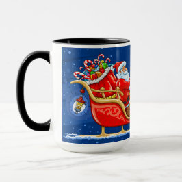Caneca Le Père Noël et son traineau