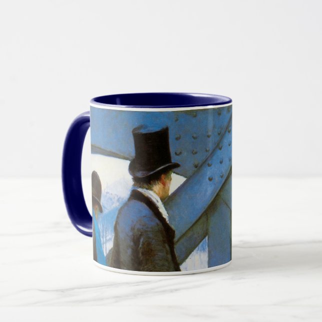 Caneca Le Pont de l'Europe de Gustave Caillebotte (Frente Esquerda)