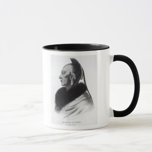 Caneca Le Soldat du Chene, um chefe de Osage (Direita)