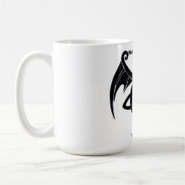 Caneca leal do dragão do membro da sociedade preta