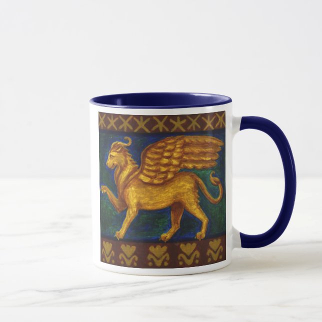 caneca Leão-dirigida de Gryphon (Direita)
