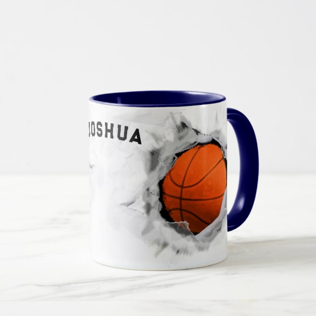 Caneca Legal Caça-Guarda-de-Basquete (Frente Esquerda)