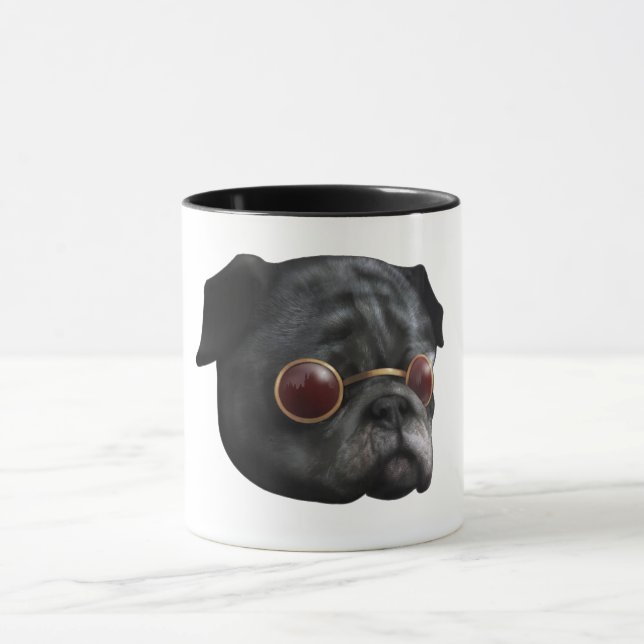 Caneca legal do Pug (Centro)