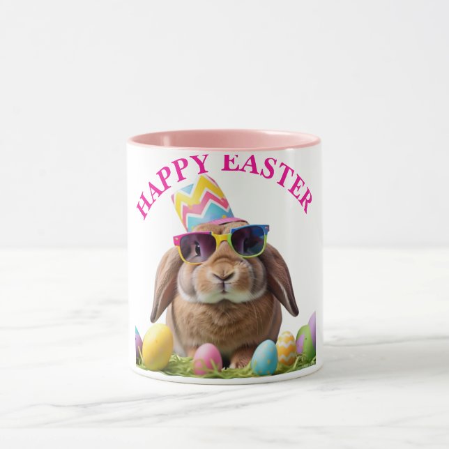 Caneca Legal festa Bunny com óculos escuros (Centro)