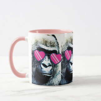 Caneca Legal Gorilla rosa Mug