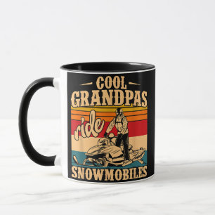 Caneca Legal Grandpas caminha Snowmobiles Snowmobile Snow