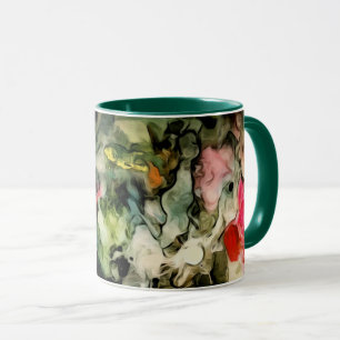 Caneca Legal padrão de Abstrato de Paleta Mensal