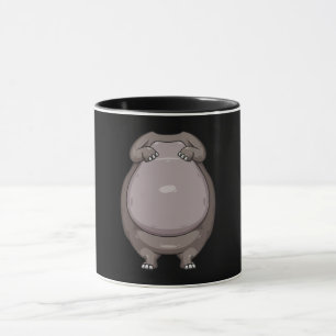 Caneca Legal Sem Cabeça Hippo Halloween Costume Engraçado