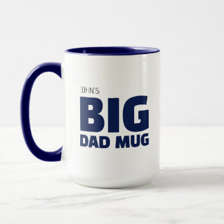 Caneca Legal Tema Naval Azul Nome Personalizado Gr
