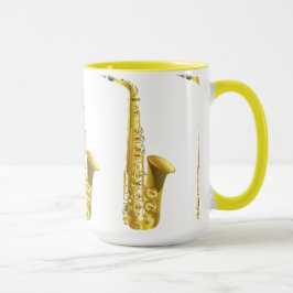 Caneca Legal Vintage Saxofone