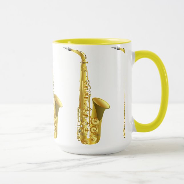 Caneca Legal Vintage Saxofone (Direita)