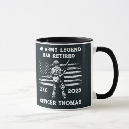 Caneca Legenda personalizada de presente VETERAN dos EUA 